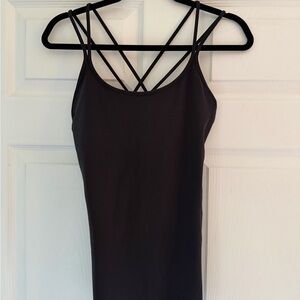Lululemon Black Strappy Tank Top size 8